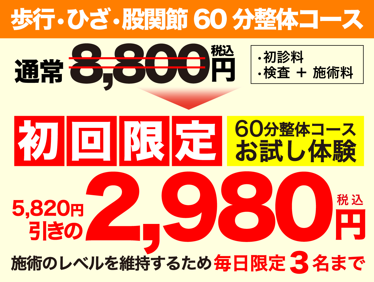 整体院こころ 変形性膝関節症など膝の痛みでお悩みの方